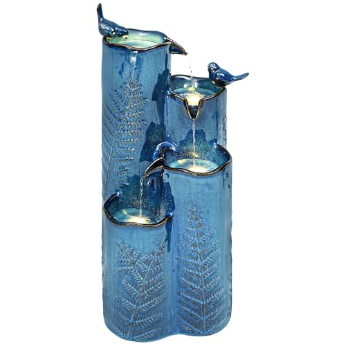 Autodaya kiln-fired glaze delivers durable beauty for year-round outdoor use.