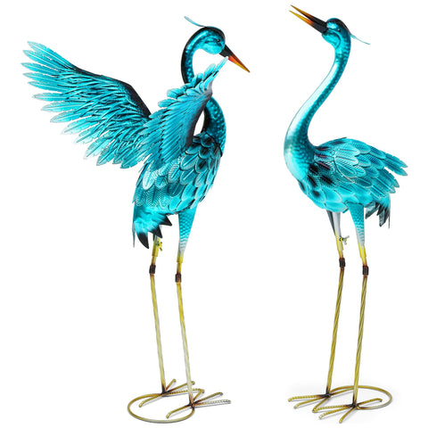 Autodaya crane yard art showcases handcrafted details and gradient colors for lifelike realism.