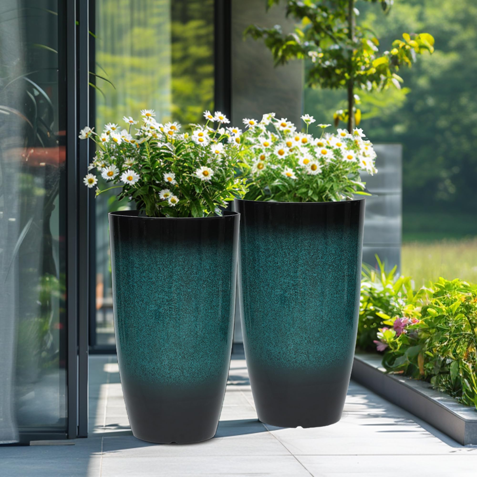 Autodaya large decorative planters as a thoughtful gift for gardening lovers.
