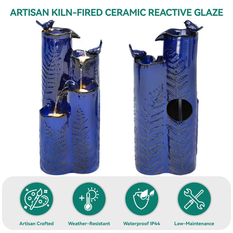 Autodaya weather-resistant ceramic construction promises year-round durability