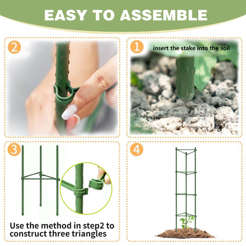 AUTOHAOL green trellis blends with plants while guiding vines