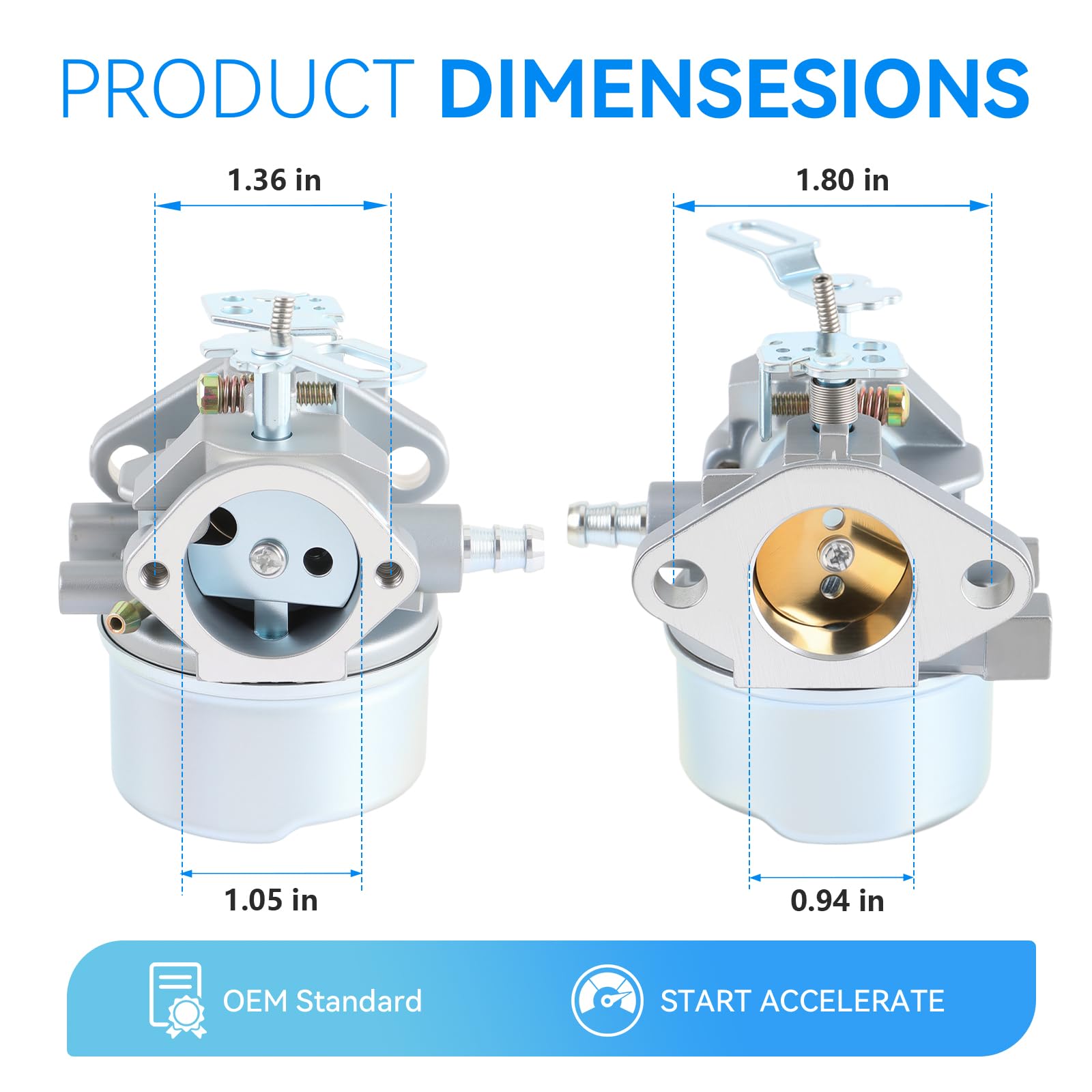 AUTOKAY 640058A carburetor with LH318SA and LH358SA compatibility.