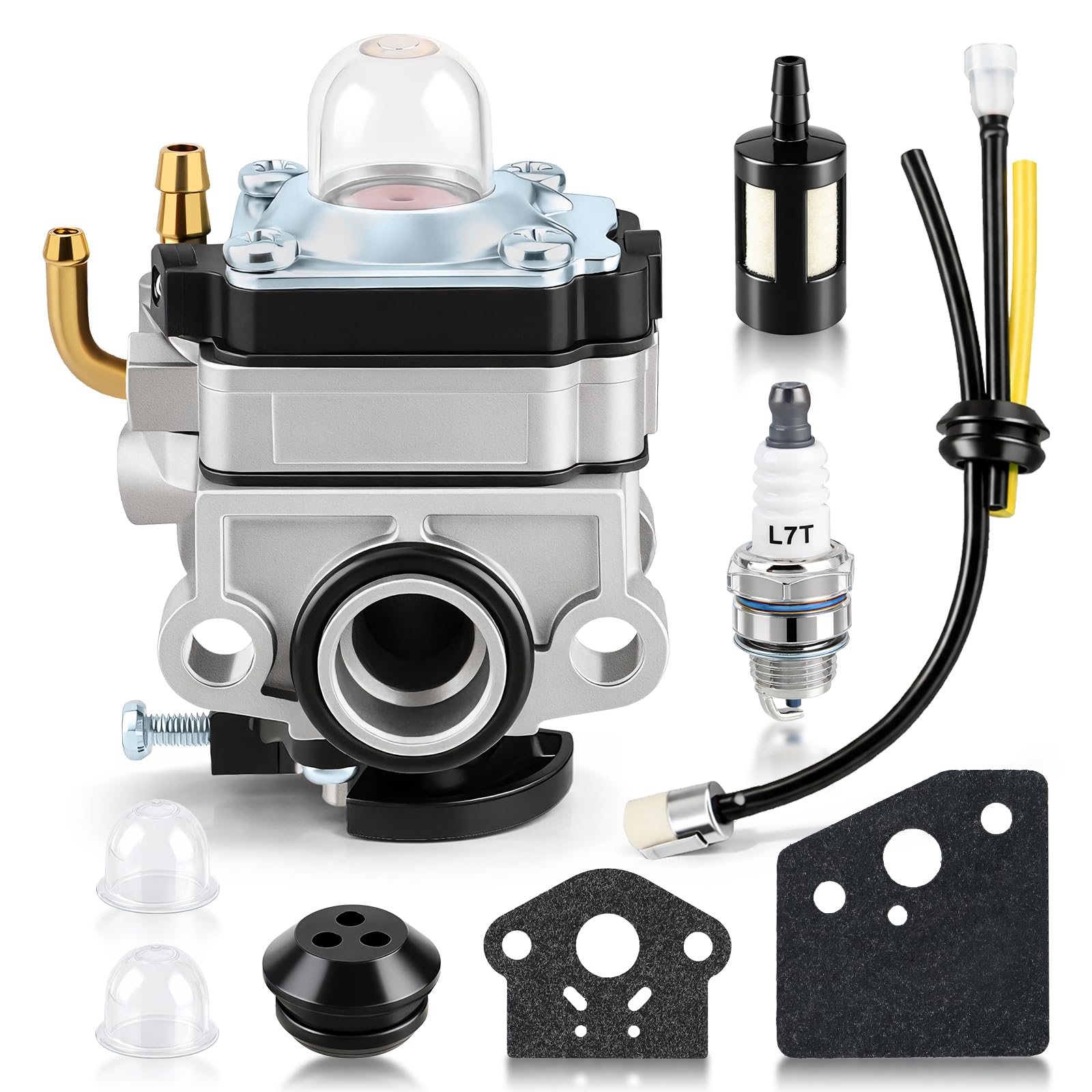 AUTOKAY carburetor assembly for 30cc trimmers delivers reliable ignition and optimized fuel flow