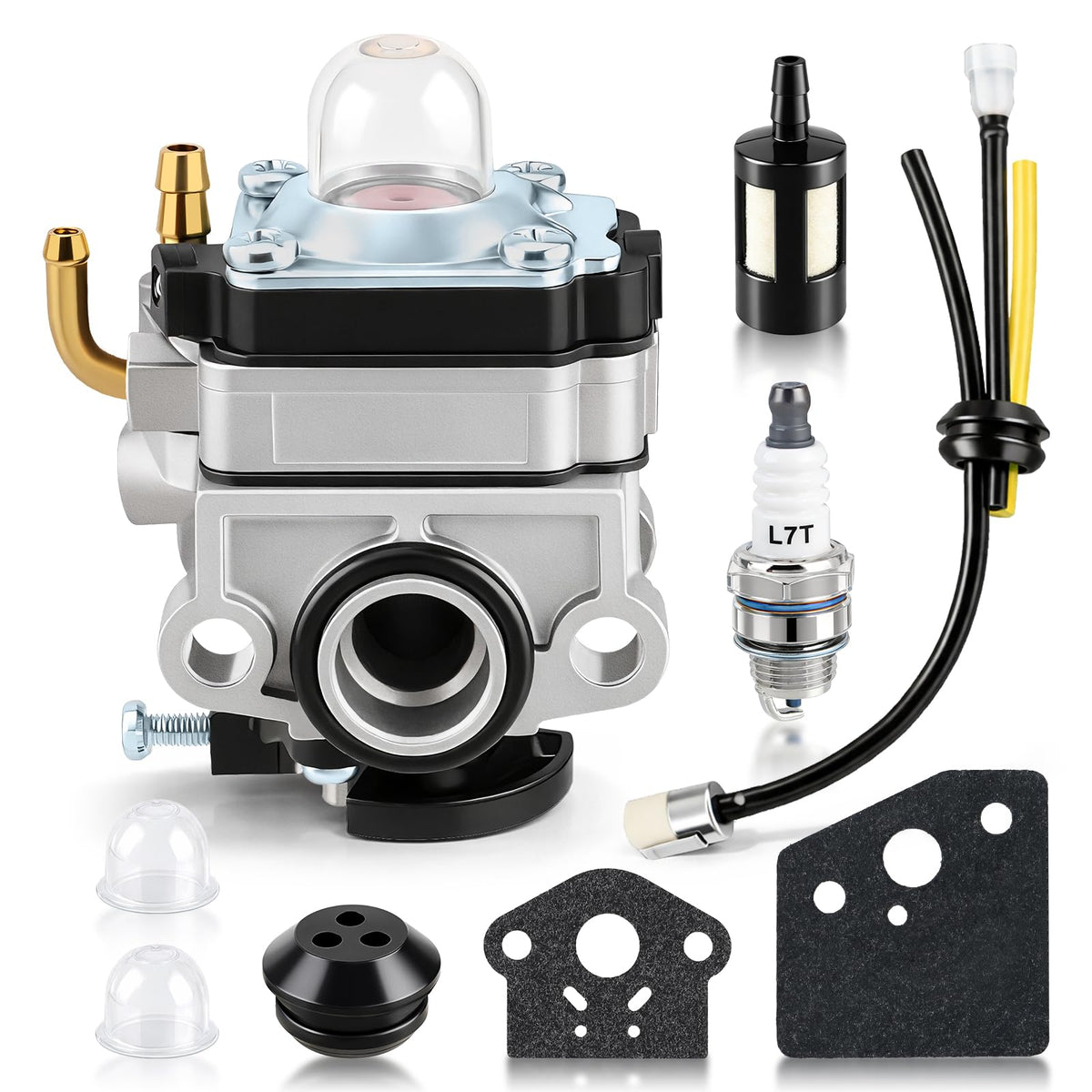 AUTOKAY carburetor assembly for 30cc trimmers delivers reliable ignition and optimized fuel flow