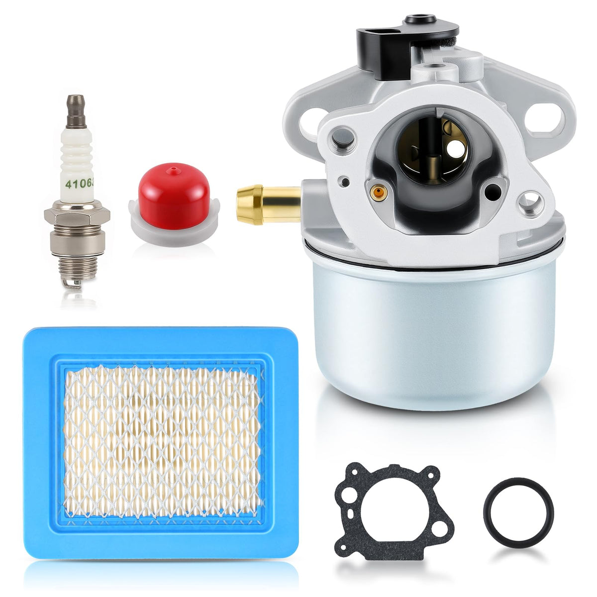 AUTOKAY carburetor kit packaging ready for lawn mower maintenance