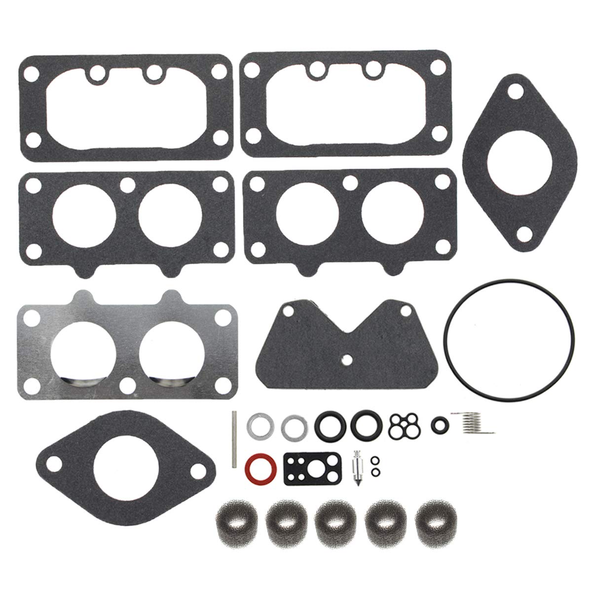 AUTOKAY carburetor overhaul kit assembly view emphasizes easy installation.