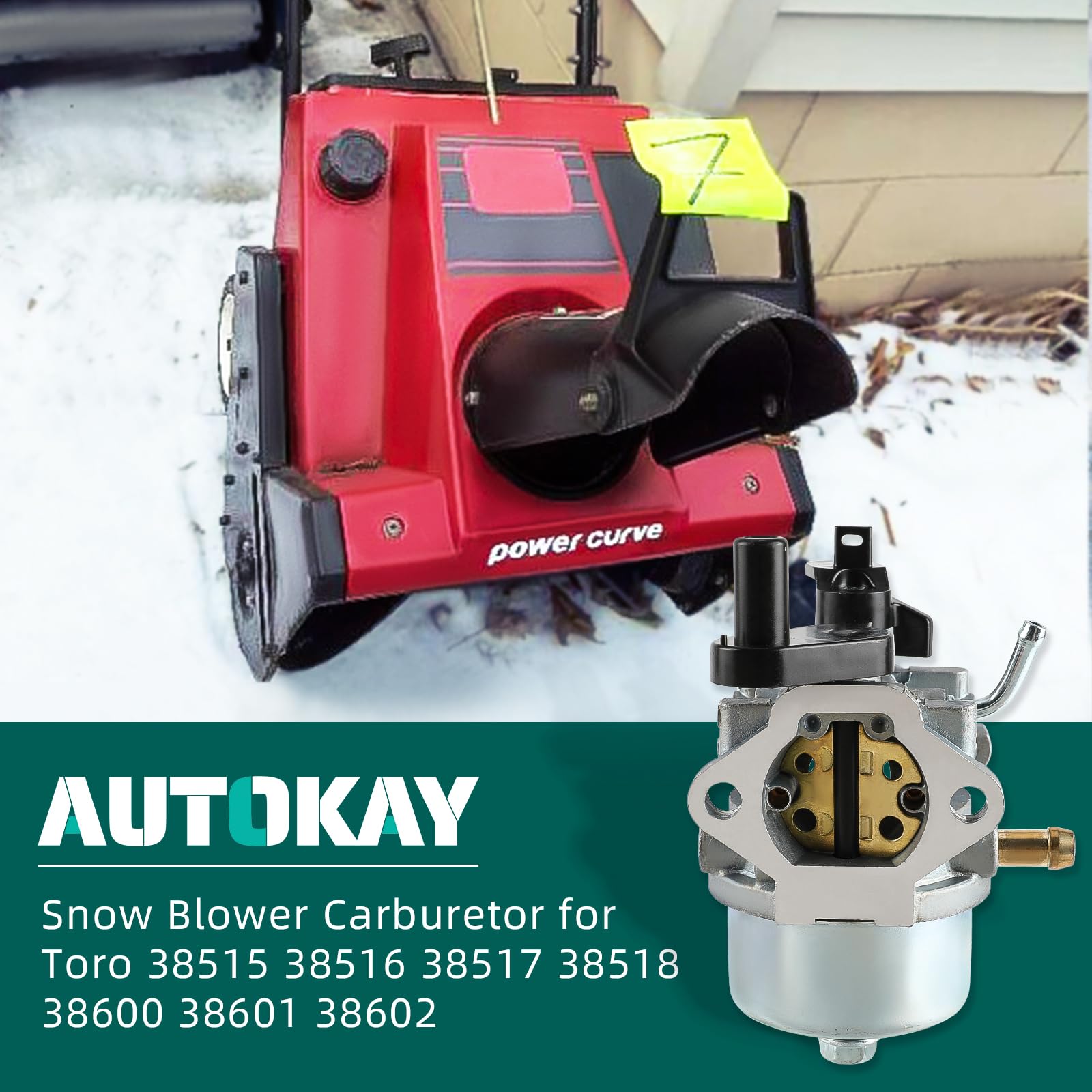 AUTOKAY carburetor with included fuel filter ready for install