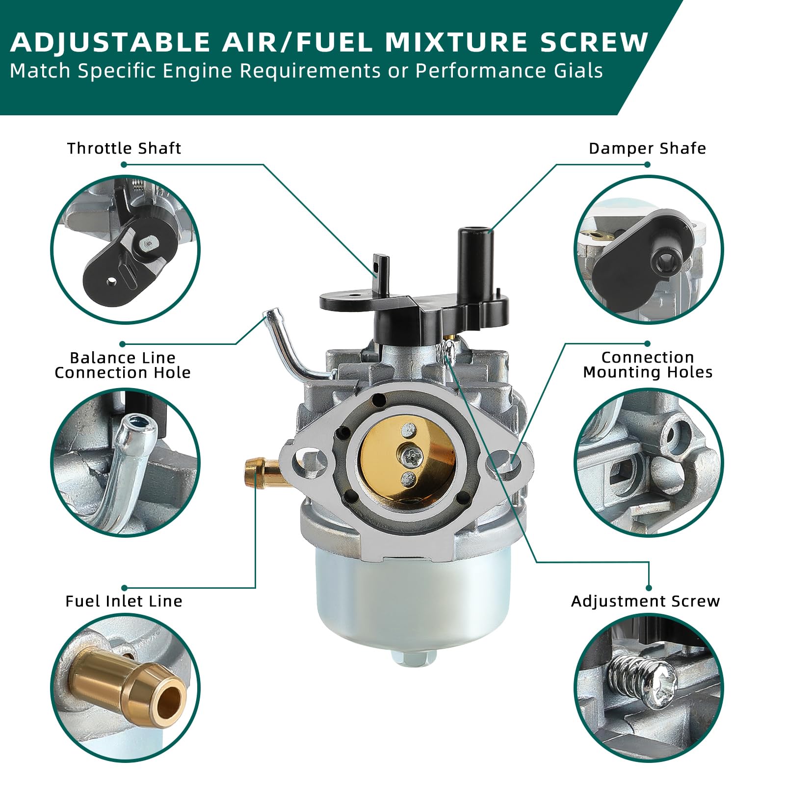AUTOKAY carburetor fuel line connectors ensure secure connections