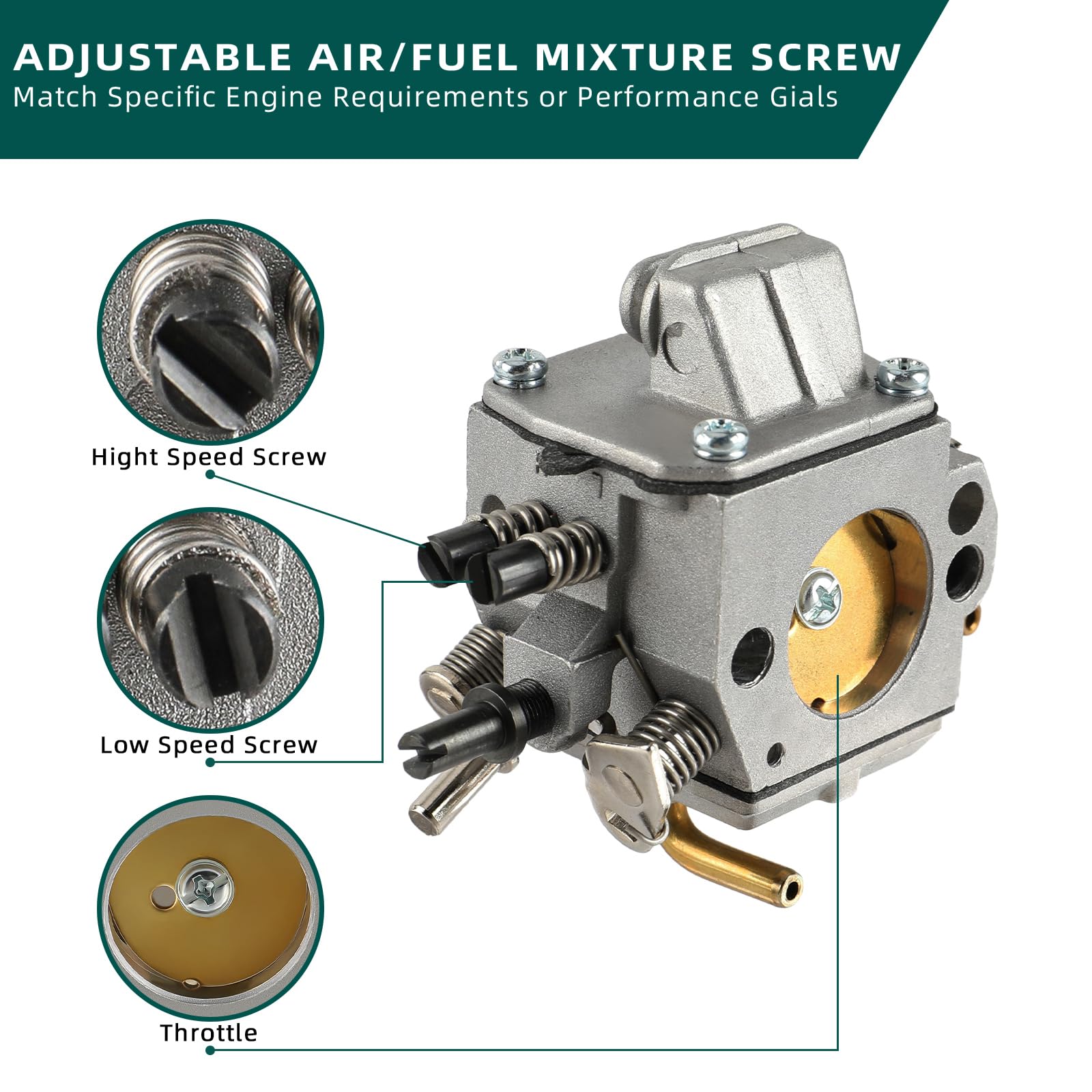 AUTOKAY fuel filter protects the carburetor from debris and wear.