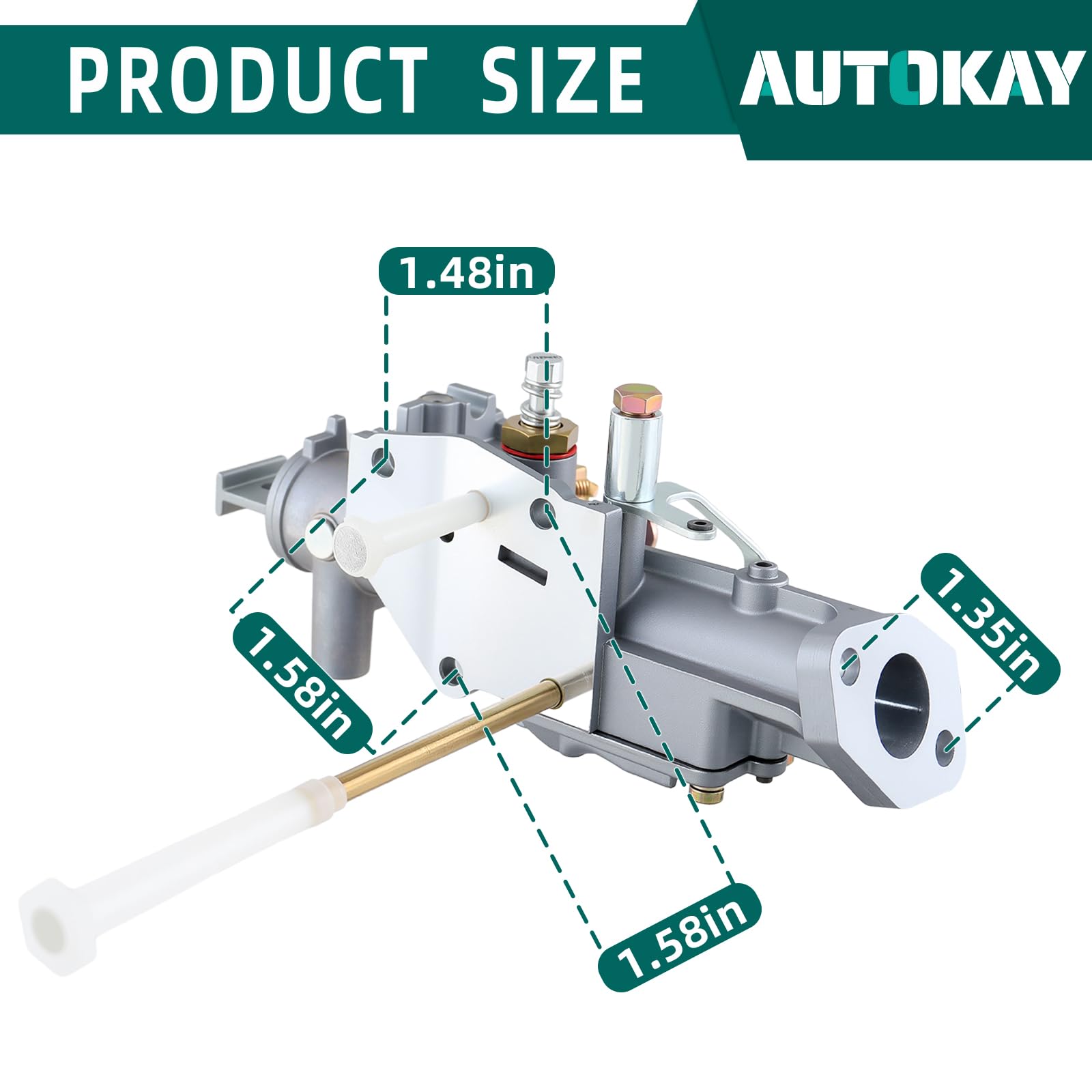 AUTOKAY fuel filters pair supports clean fuel delivery