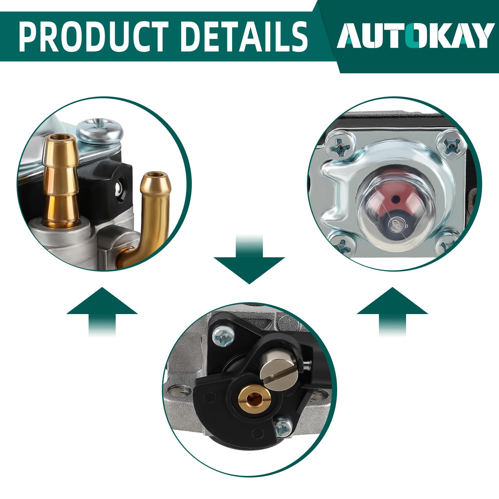 AUTOKAY fuel tank grommet cushions and seals the tank fitment