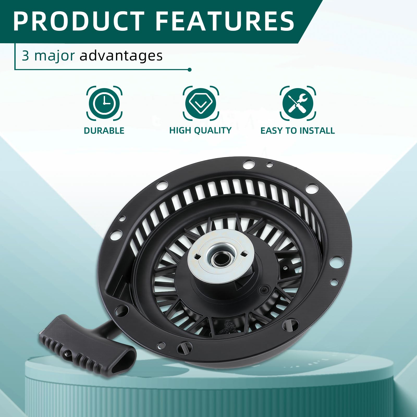 AUTOKAY recoil pull starter package with mounting hardware included.