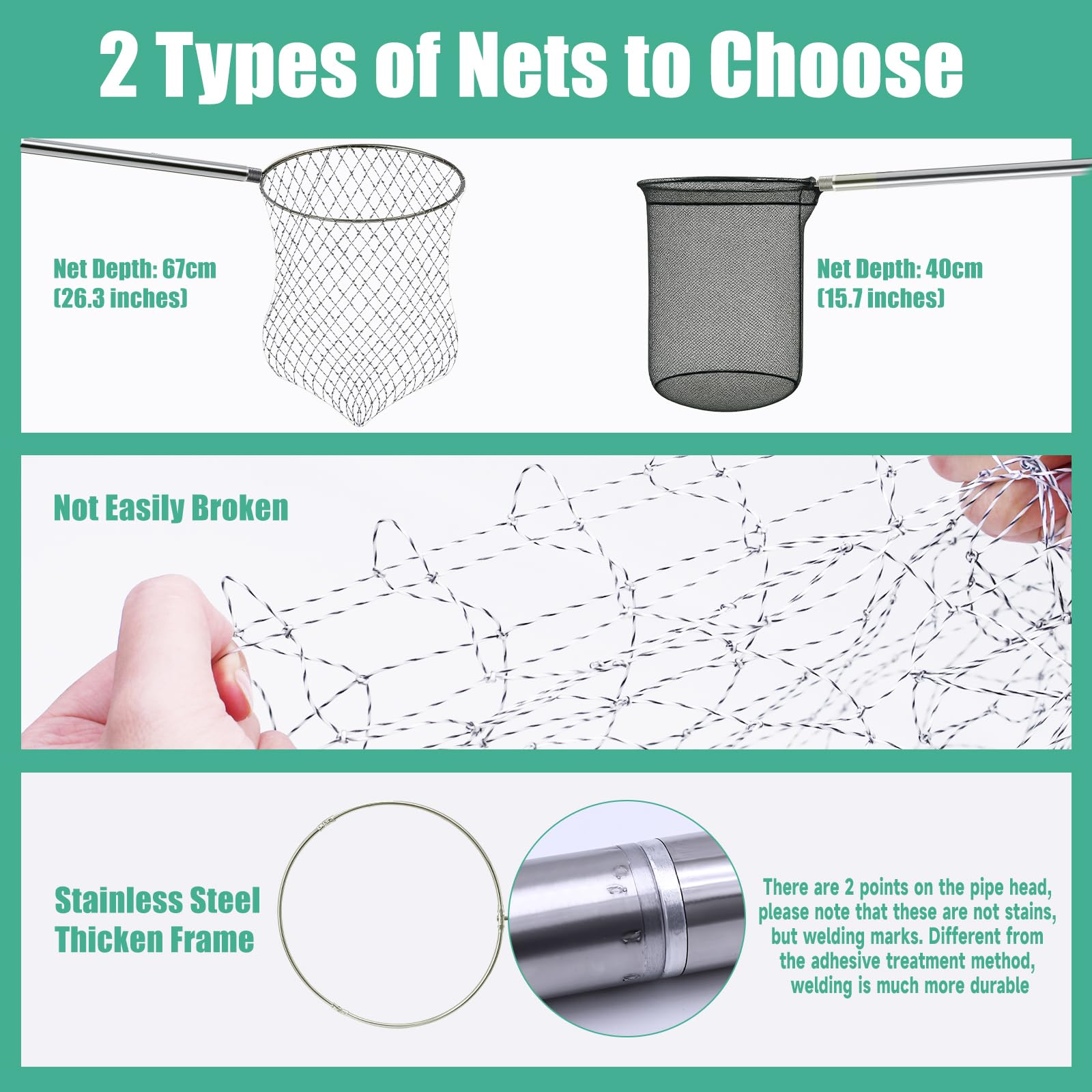 Autokcan screw connector system for easy frame-net separation