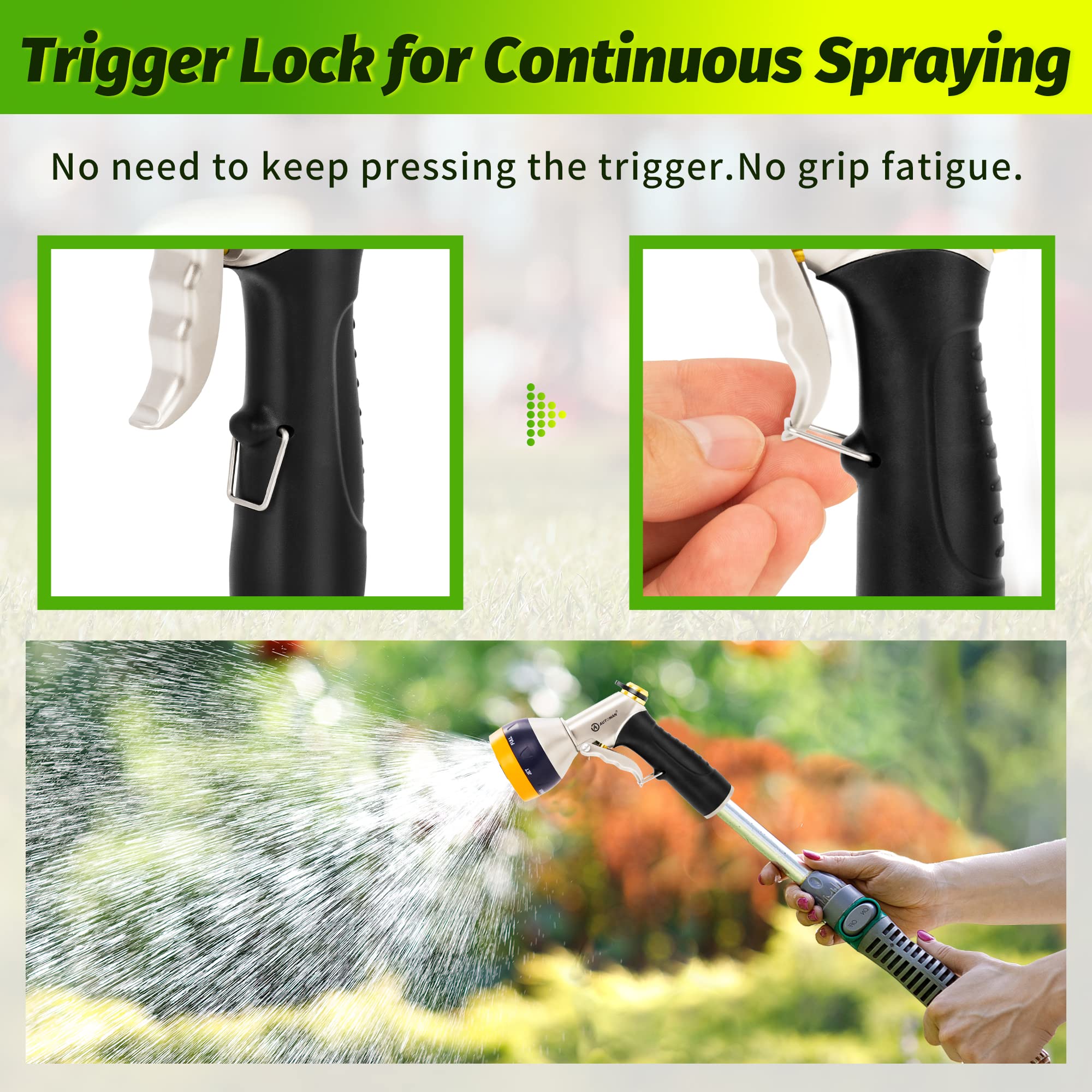 AUTOMAN car washing windows nozzle delivers high-pressure spray for car washing and window cleaning
