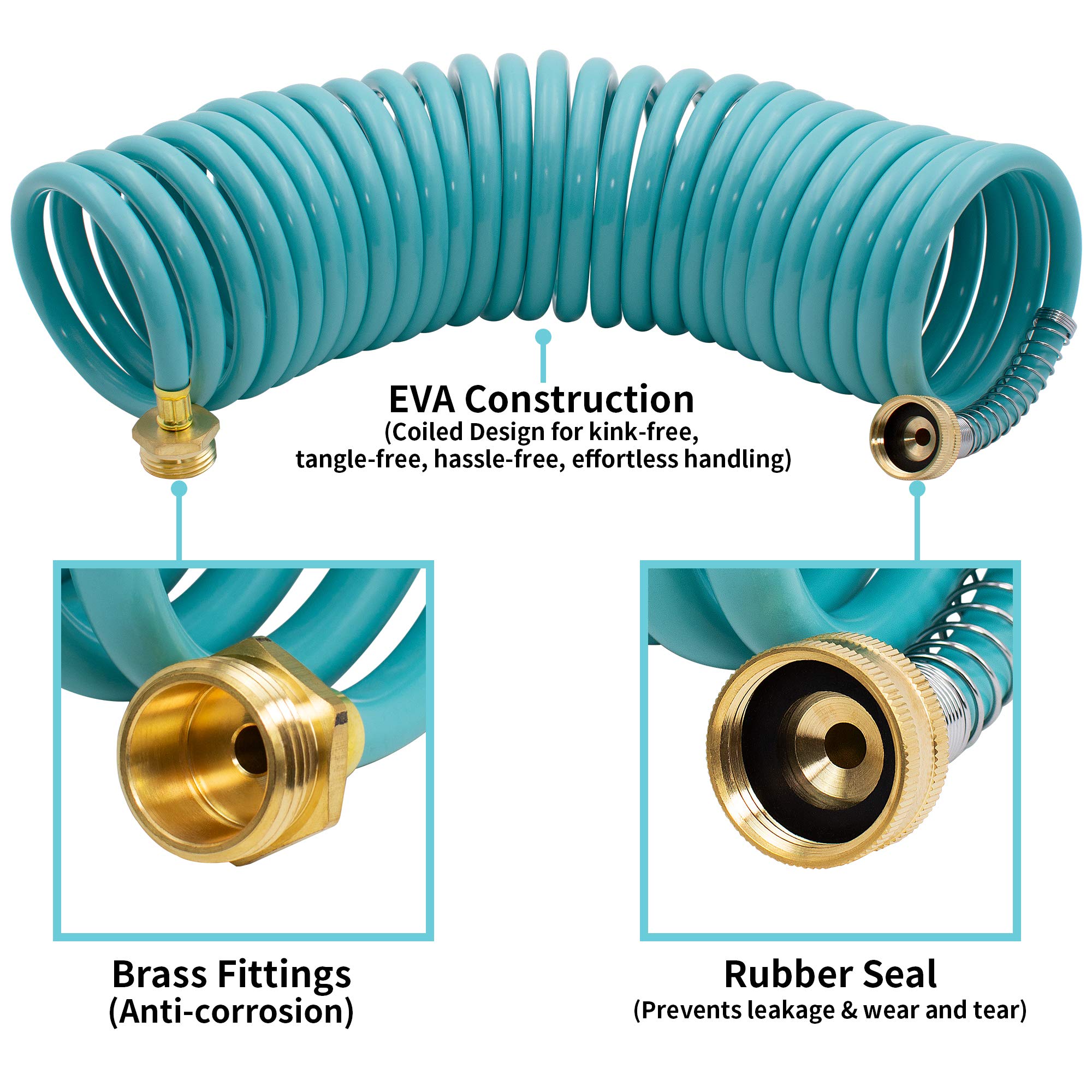 AUTOMAN EVA 7-pattern nozzle with adjustable spray options for plants and cleaning