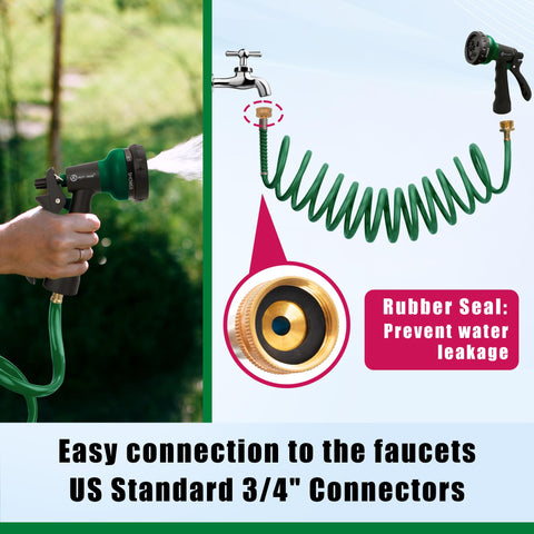 AUTOMAN EVA material lightweight hose for comfortable handling and quick setup.