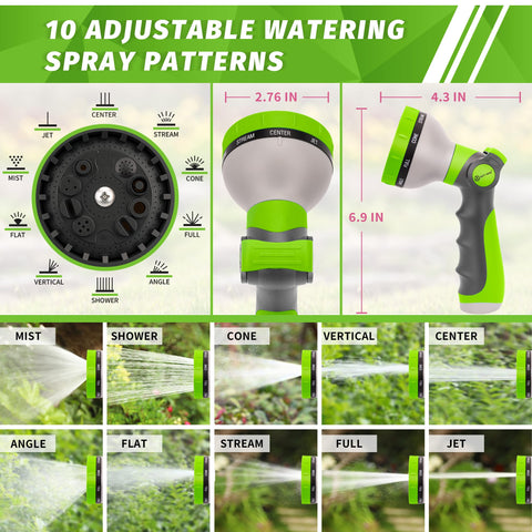 AUTOMAN sturdy nozzle includes four extra washers for secure, leak-free setup.