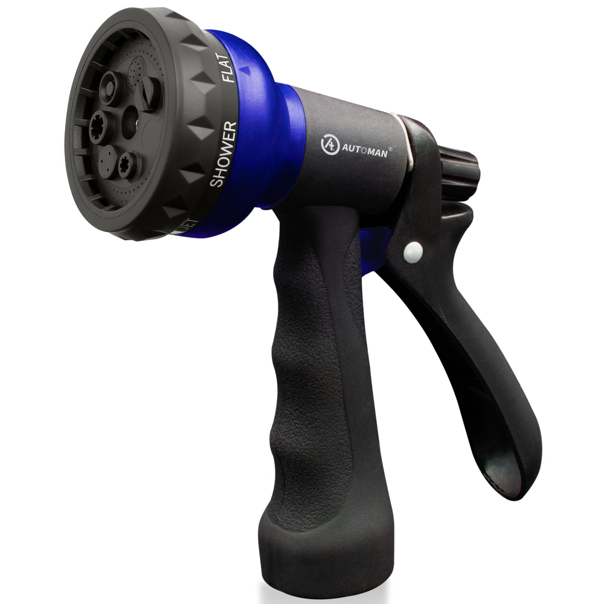 AUTOMAN Garden Hose Nozzle with 7 patterns for versatile tasks