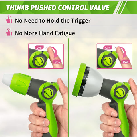 AUTOMAN garden nozzle adjustable jet cleans dirt and grime effectively