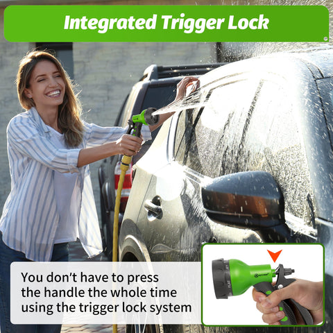 AUTOMAN nozzle fits standard 3/4 inch GHT hoses securely.
