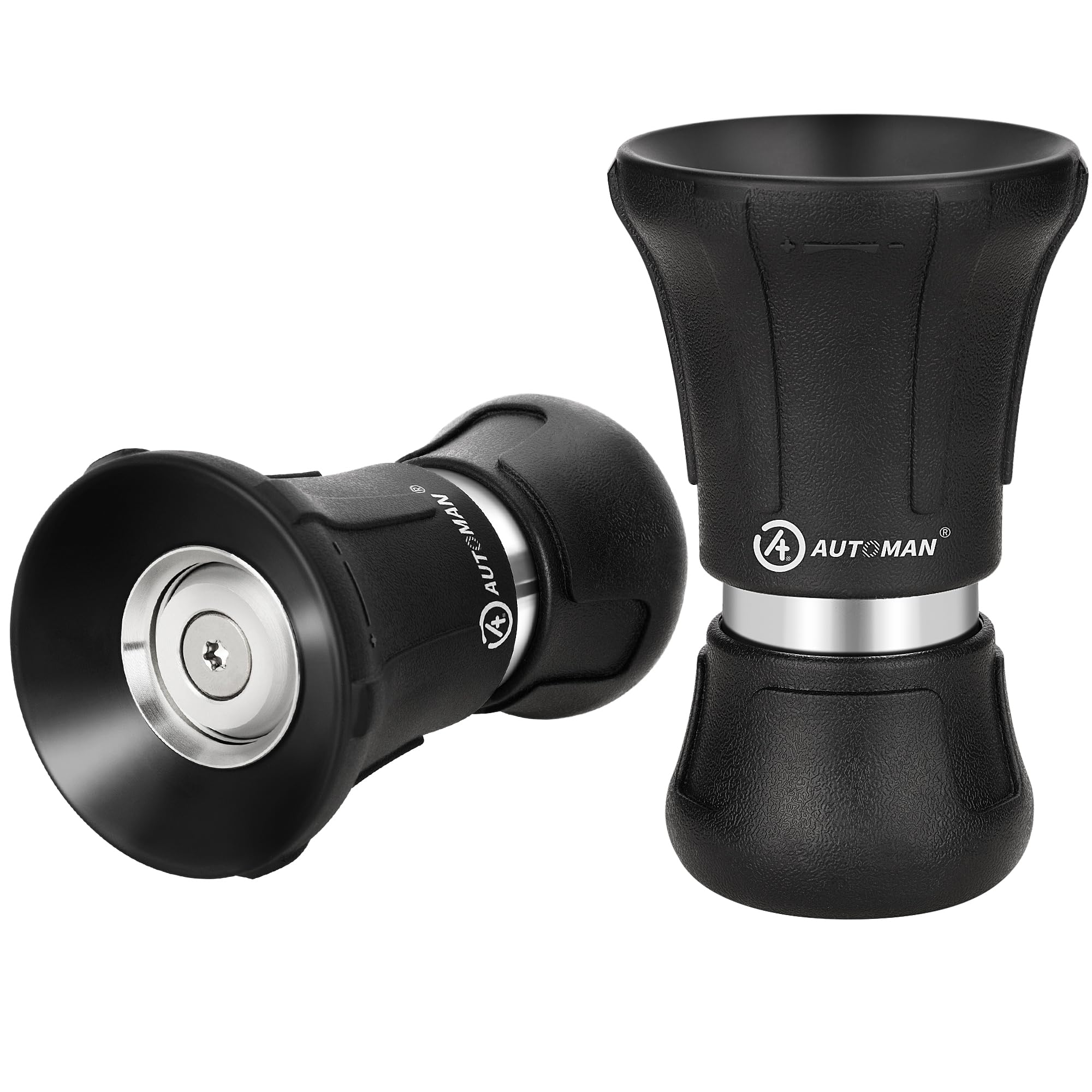 AUTOMAN garden hose nozzle with rugged aluminum core for daily use.