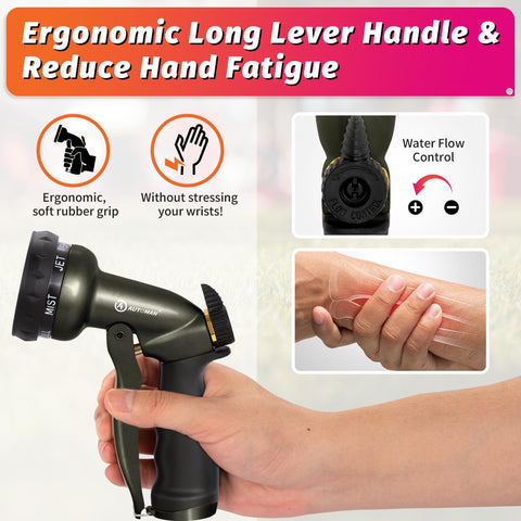 AUTOMAN labor-saving design reduces hand fatigue during long sessions.