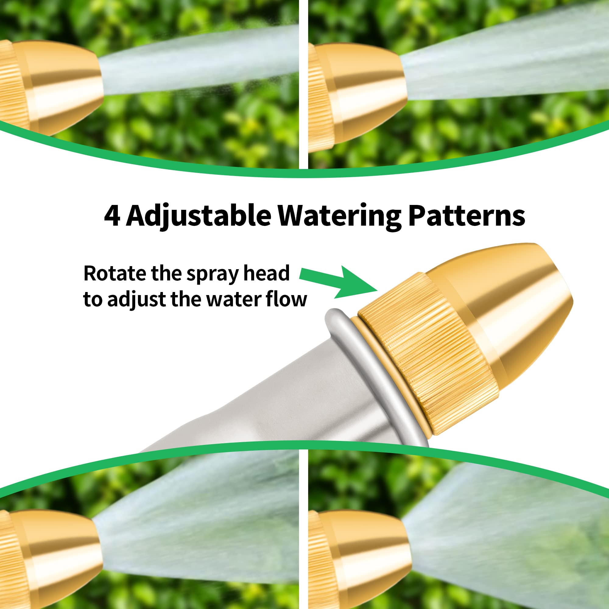 AUTOMAN leak-proof design with threaded connection reduces leaks during spraying.