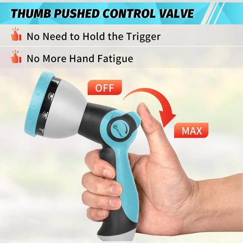 AUTOMAN nozzle with three washers ensures a leak-free connection.