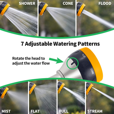 AUTOMAN garden nozzle ergonomic pistol-grip design reduces hand fatigue.
