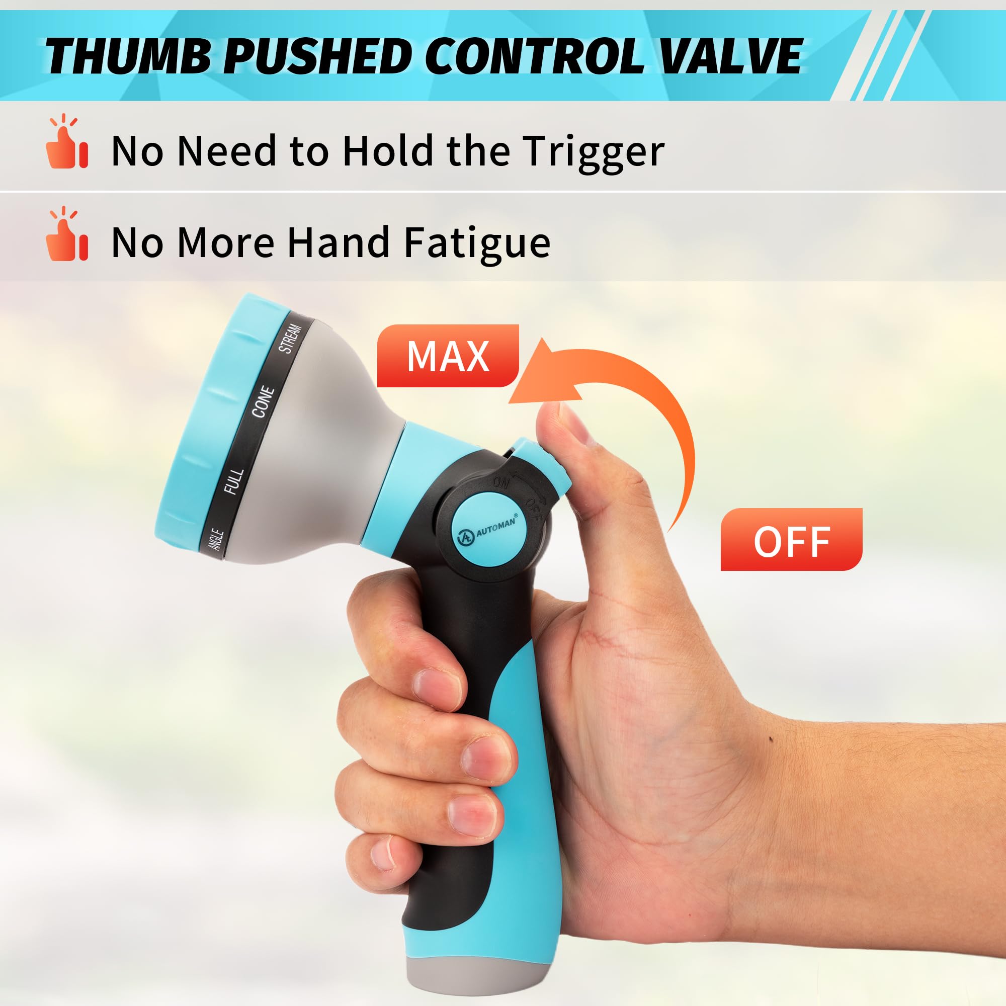 AUTOMAN leak-free connection keeps hoses secure
