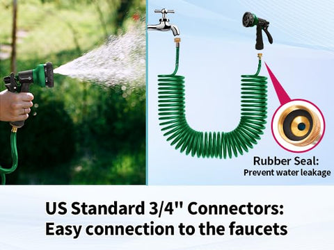 AUTOMAN lightweight EVA material - flexible, easy to maneuver around plants.