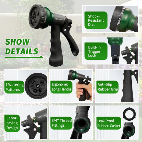 AUTOMAN leak-free gasket ensures a secure connection to standard hoses.