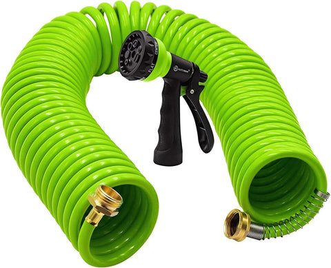 AUTOMAN Recoil Garden Hose 50ft extended reach for easy watering