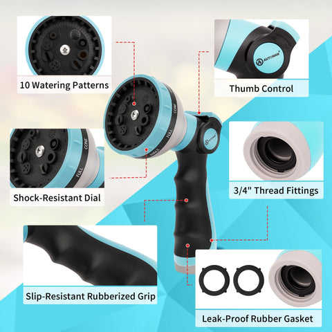 AUTOMAN thumb-control nozzle enables precise water flow
