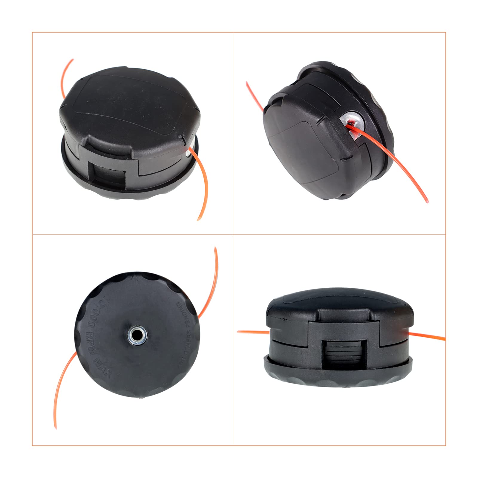 Autoparts trimmer head set for SRM-225, easy installation and reliable performance