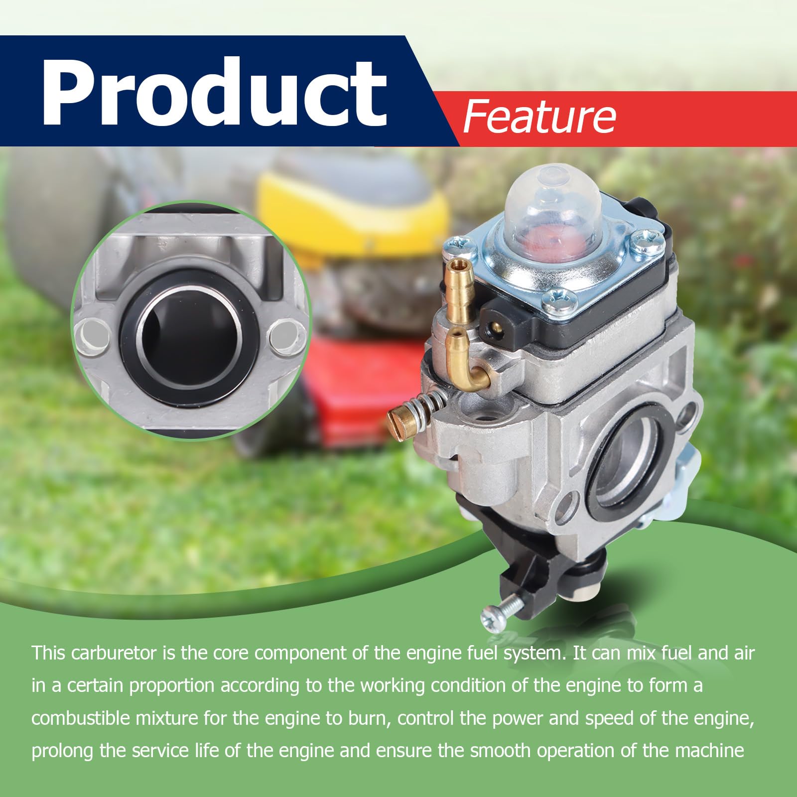 Autoparts carburetor for Powermate PCV43 spark plug included for complete replacement kit