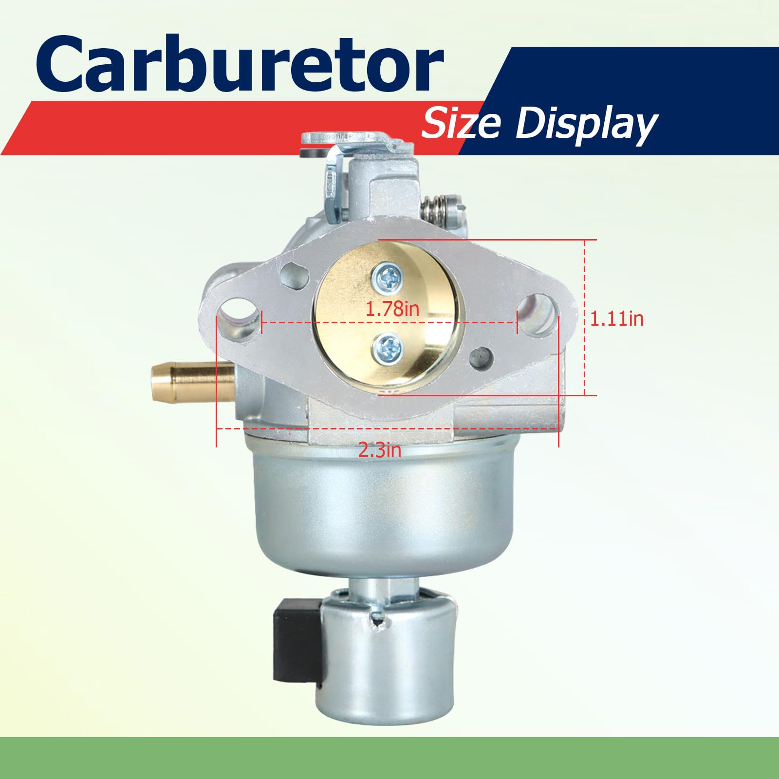Autoparts sv-series carburetor assembly shows fitment for Courage engines