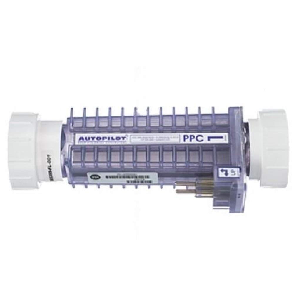 Autopilot PPC1 salt cell with unions for easy pool maintenance.