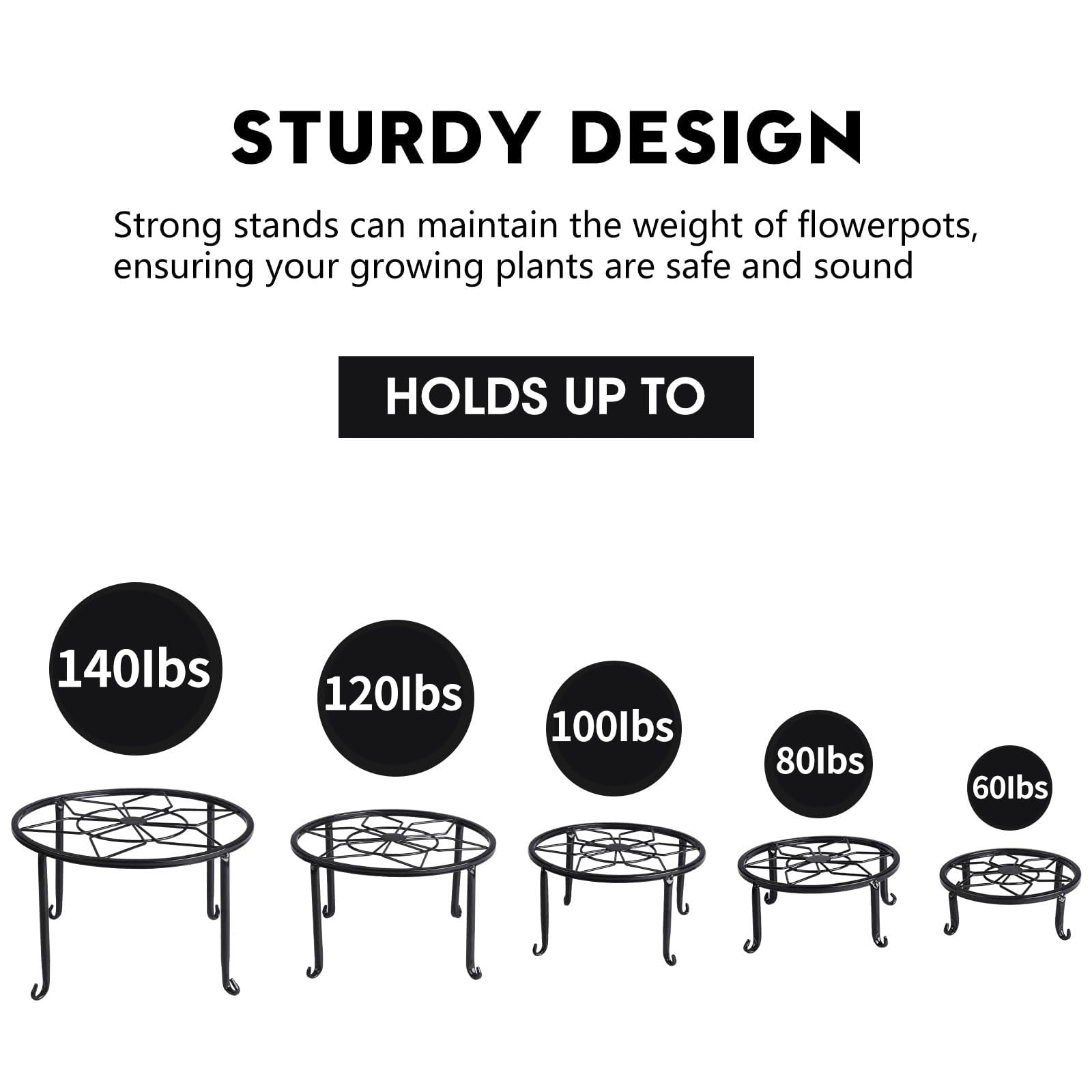 Autopromake rust-proof coating protects stands from moisture over time.