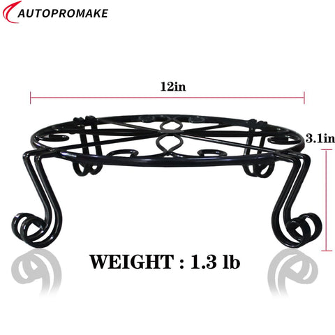 Autopromake rustproof stand resists weather for long outdoor use.