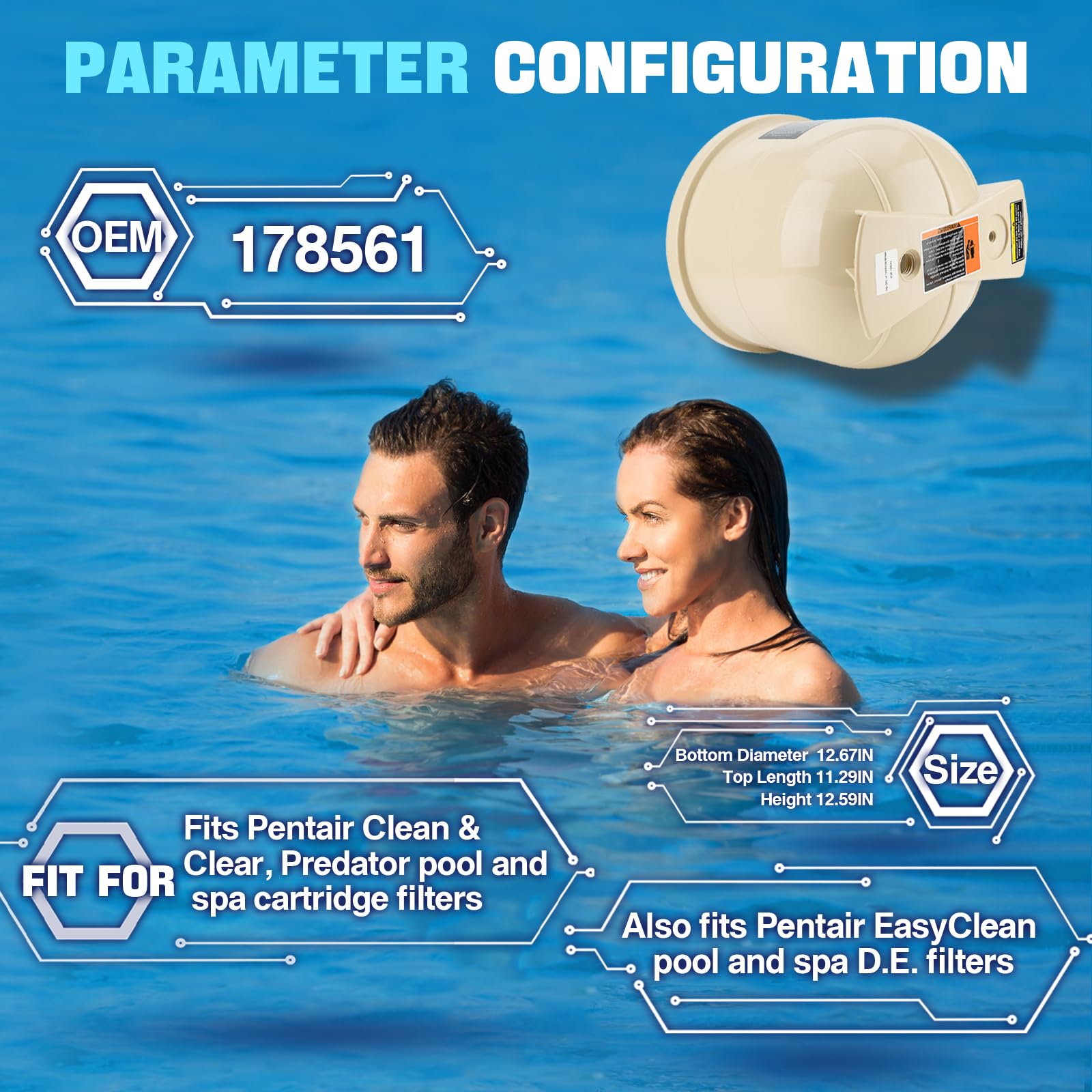 Autoverve replacement parts packaging highlighting lifetime warranty.