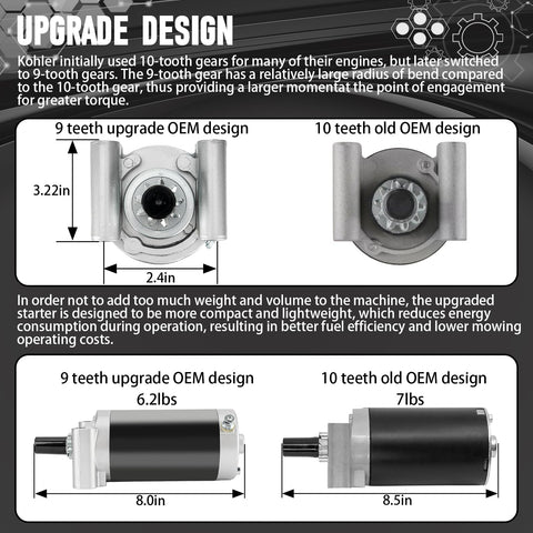 Autoverve starter compatibility chart highlights broad fit