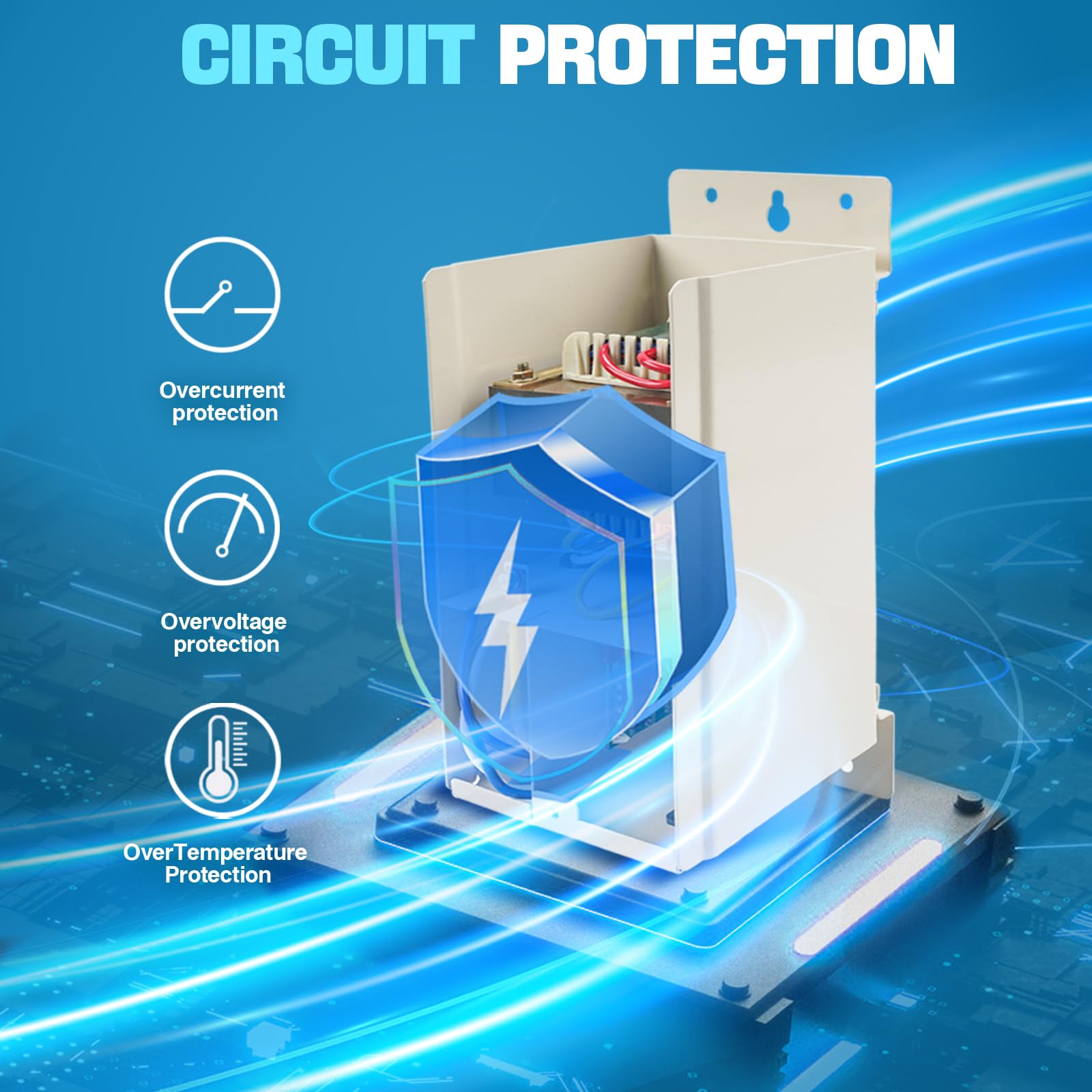 Autoverve UL 60950-1 compliant internals ensure safe, reliable operation.