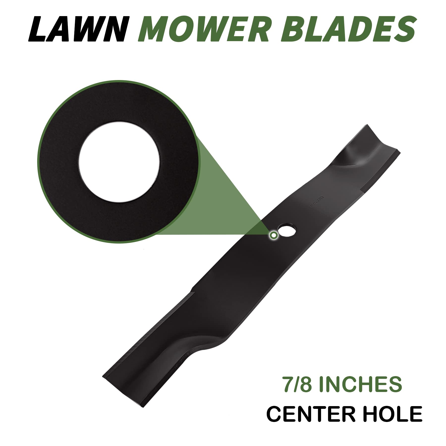 Autsurles 20 7/8 inch hi-lift blade for 60-inch decks