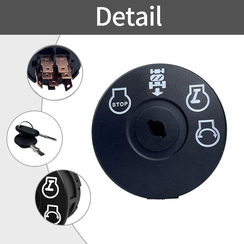 Auttbexly packaging contents including switch and two keys.