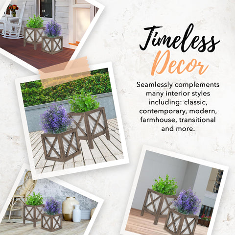 Autumn Alley durable wood and metal blend for indoor and outdoor use