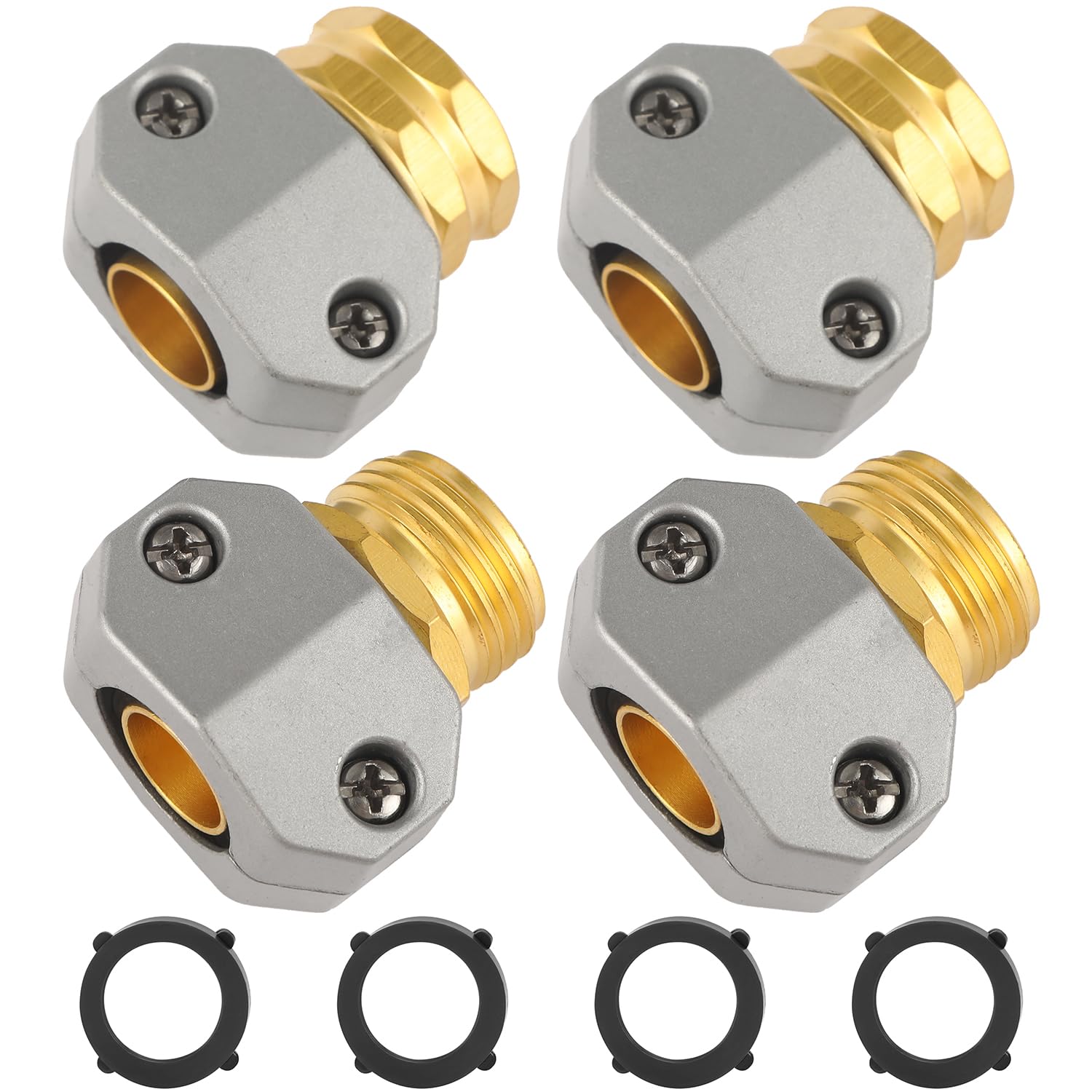 AuySier brass hose repair kit connectors for durable, leak-resistant repairs.