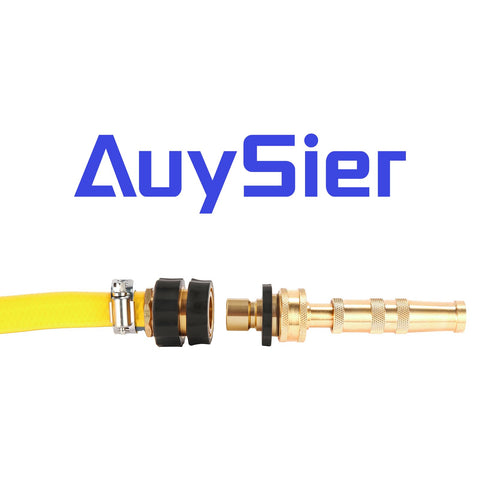 AuySier easy-connect system saves time when attaching hoses and nozzles.