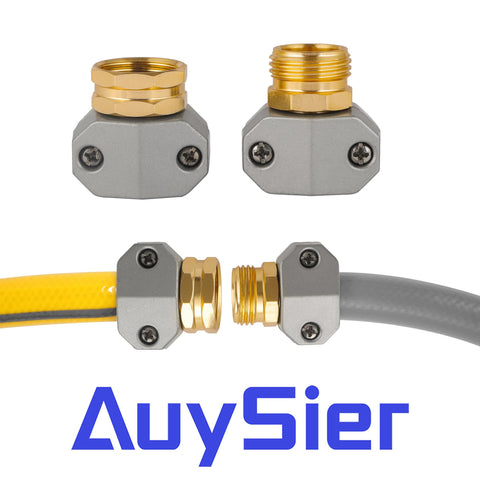 AuySier packaging shows three female and three male connectors with extra washers.