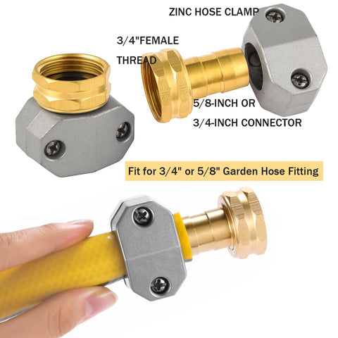 AuySier zinc clamp and screws provide durable, rust-resistant assembly.